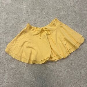Juicy Couture Yellow mini skirt